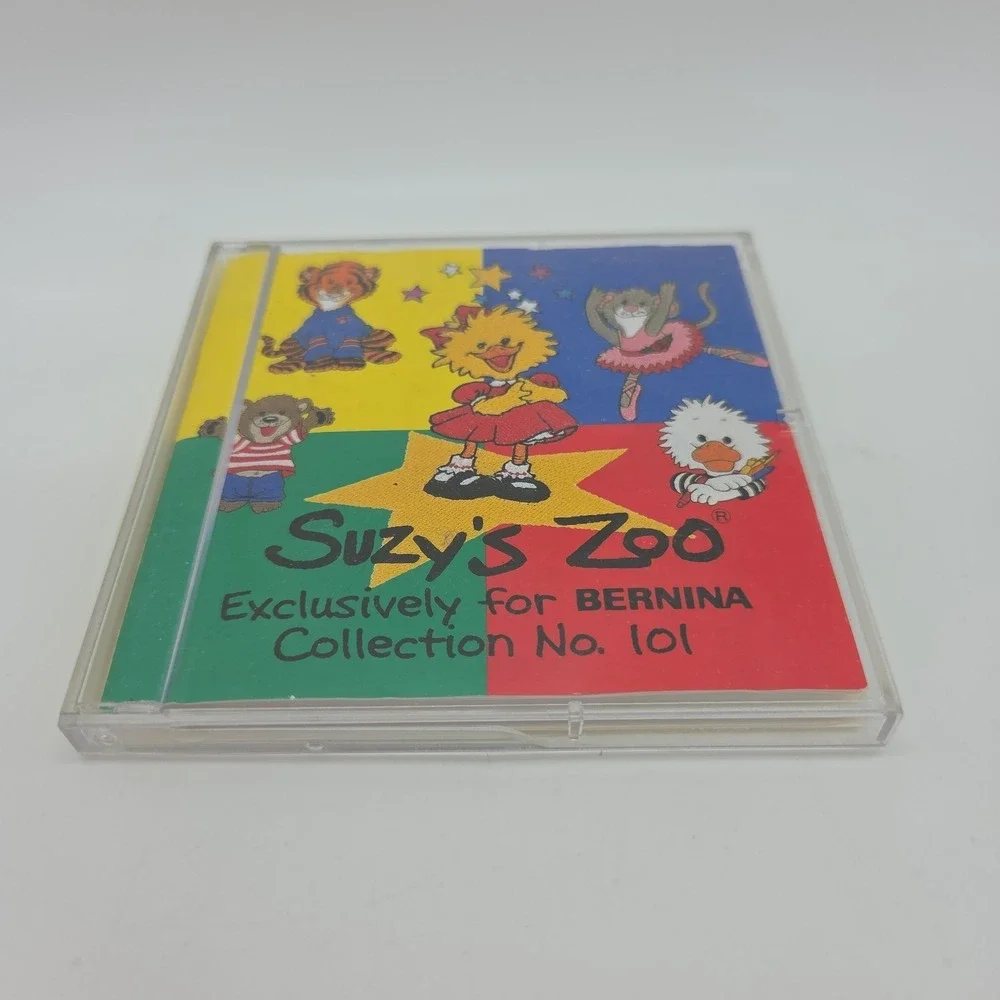 Bernina Embroidery Card. Suzy's Zoo Collection No. 101 Bernette For Bernina
